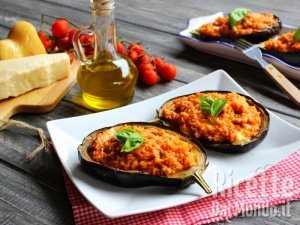 Ricetta Melanzane ripiene di riso