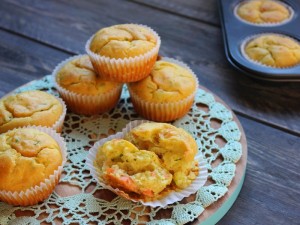 Ricetta Muffin salati con salmone e zucchine