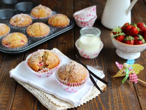 Ricetta Muffin alle fragole e yogurt