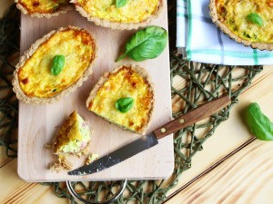 Mini quiche al farro con verdure