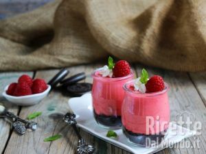 Ricetta Mousse cheesecake ai lamponi