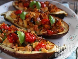 Melanzane ripiene vegane