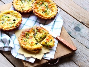 Ricetta Mini quiche alle verdure
