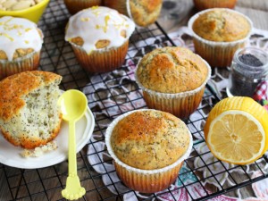 Ricetta Muffin al limone e semi di papavero
