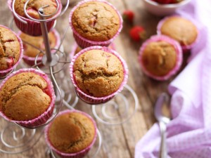 Ricetta Muffin alle fragole integrali