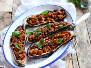 Melanzane a barchetta