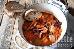 Ricetta Moscardini alla luciana. La ricetta originale campana, semplicissima!