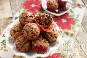 Ricetta Muffin di panettone (o di pandoro). La ricetta pronta in 5 minuti!
