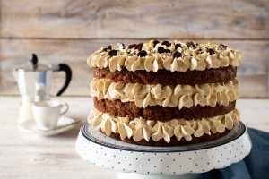 Ricetta Naked cake caffè e cioccolato