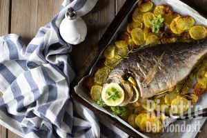 Ricetta Orata con patate al forno