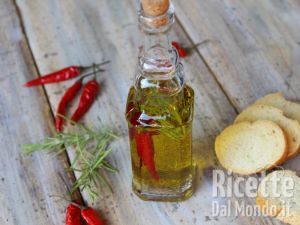 Ricetta Olio piccante al peperoncino