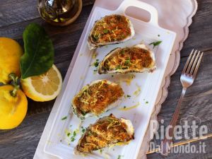 Ostriche gratinate