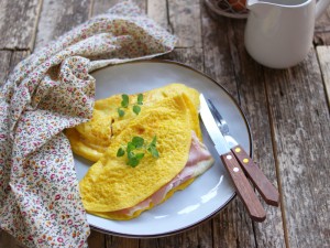 Omelette al prosciutto