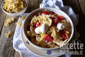 Ricetta Pasta fredda mista. La ricetta semplice e velocissima!