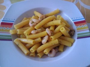 Ricetta Pasta con i Gamberetti