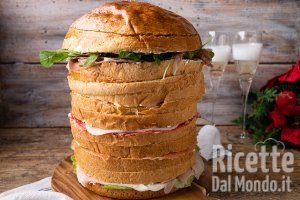 Ricetta Panettone gastronomico. Il panettone salato farcito delle feste!