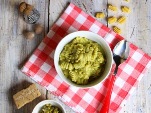 Ricetta Pasta con crema di Piselli