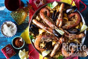 Paella de marisco (ai frutti di mare)
