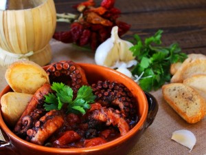 Ricetta Polpo alla Luciana