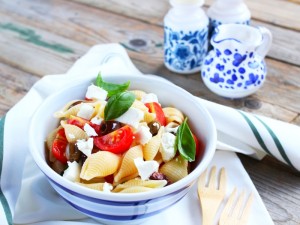 Ricetta Pasta fredda con pomodorini e feta