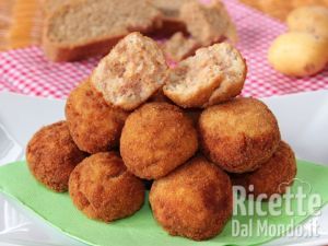 Ricetta Polpette di carne e patate, morbide e gustose polpette fritte!