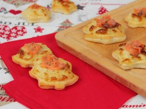 Ricetta Pizzette veloci al Salmone
