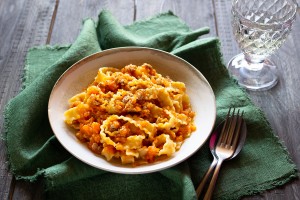 Ricetta Pasta con zucca e salsiccia