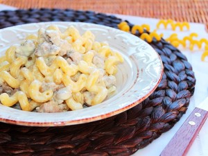 Ricetta Pasta in bianco con Salsiccia