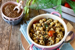 Ricetta Pasta e lenticchie