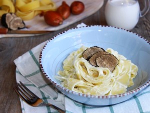 Ricetta Pappardelle al Tartufo cremose