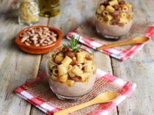 Ricetta Pasta e Fagioli nel bicchiere