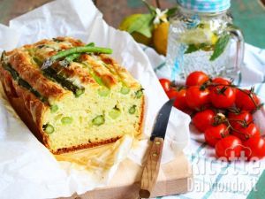 Ricetta Plumcake salato con asparagi e asiago