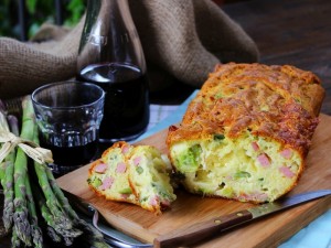 Ricetta Plumcake con asparagi e prosciutto