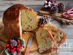 Ricetta Panettone salato senza lievitazione, ricetta veloce per Natale