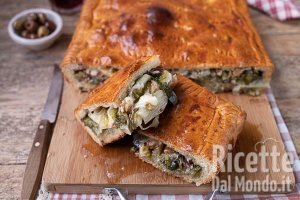 Ricetta Pizza di scarola velocissima. La ricetta furba per farla in pochi minuti!