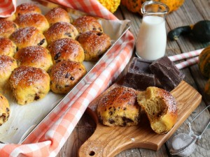 Ricetta Panini dolci di zucca e cioccolato