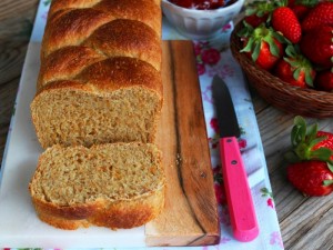 Pan brioche integrale vegano