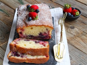 Ricetta Plumcake fragole e mirtilli