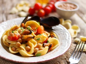 Pasta ceci e cozze