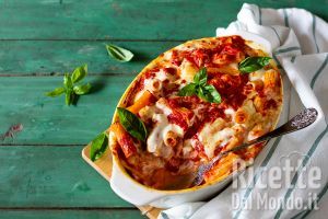 Ricetta Pasta al forno con mozzarella e besciamella