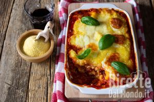 Ricetta Polenta al forno con mozzarella