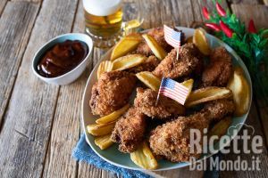 Ricetta Pollo fritto all'americana croccante. (Ricetta originale in pochi minuti)