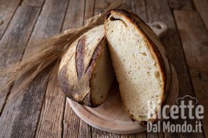 Ricetta Pane di semola con lievito madre (fatto in casa). La ricetta semplice!