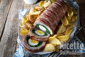 Polpettone con spinaci e uova. La ricetta per farlo morbido e succoso!
