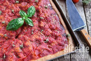 Pizza integrale senza impasto con base croccante! La ricetta facile!