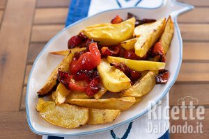 Ricetta Peperoni e patate in friggitrice ad aria