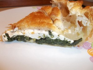 Quiche bicolore agli spinaci