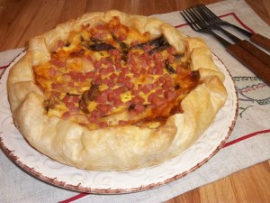 Ricetta Quiche ai Funghi