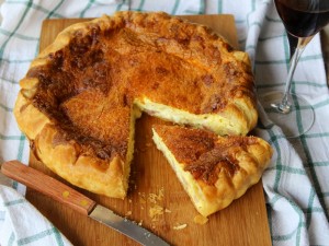 Ricetta Quiche di sfoglia con taleggio e pancetta