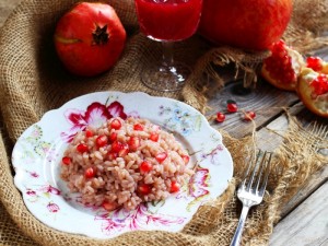 Ricetta Risotto alla melagrana